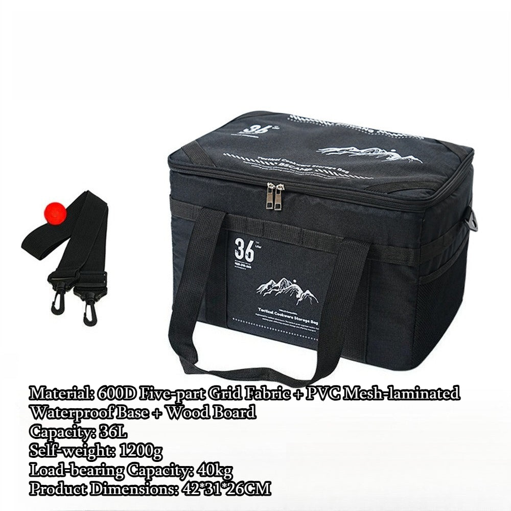 Multi‑Functional Tactical Camping Storage Bag with Table Board, Portable Outdoor Sundries Gear Pouch