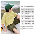 New Embossed Pure Cotton Breathable Short Sleeve T-Shirts for Boys