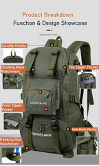 Premium lightweight outdoor backpack, large-capacity travel mountaineering bag