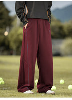 2025 autumn new American casual men's pants, straight loose sweatpants, trendy long sweatpants