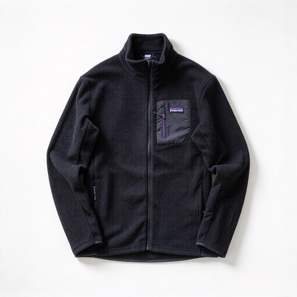 Patagonia R1 Air Full-Zip Jacket, Warm Breathable Grid Fleece Coat