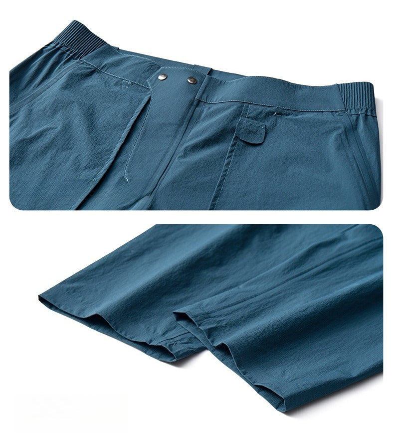 WENHOUU Seam‑Taped Waterproof Anti‑Bacterial Stretch Thin Outdoor Hiking Pants
