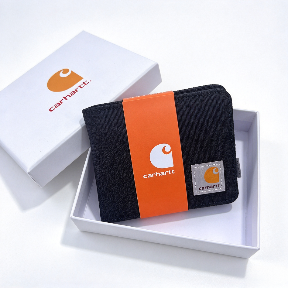 Carhart short wallet, waterproof fabric is strong and durable