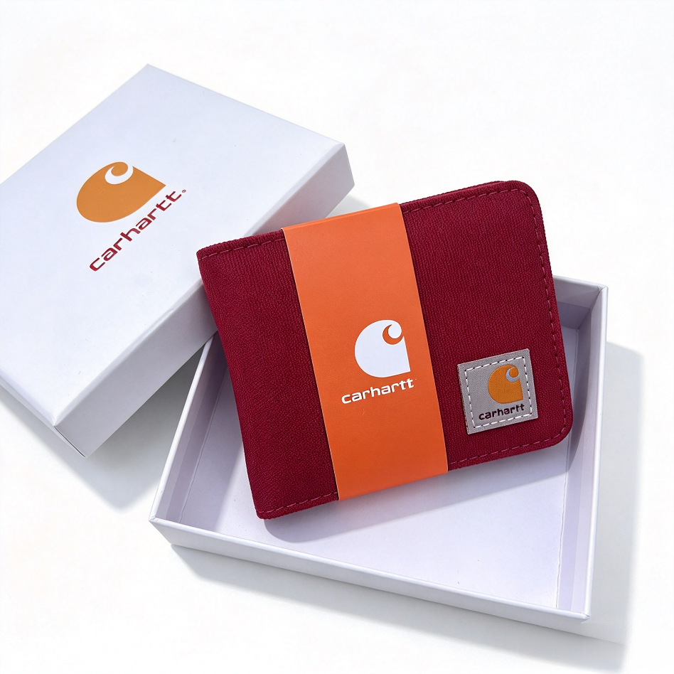 Carhart short wallet, waterproof fabric is strong and durable