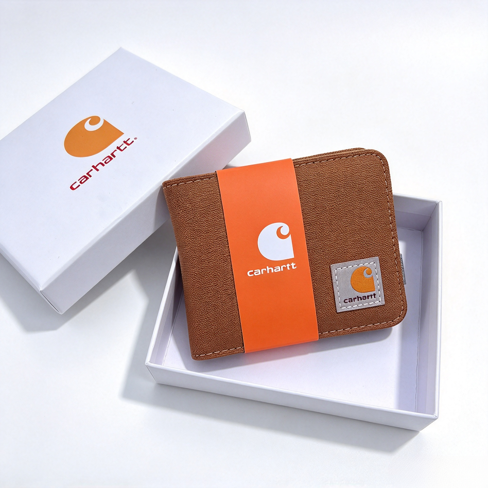 Carhart short wallet, waterproof fabric is strong and durable