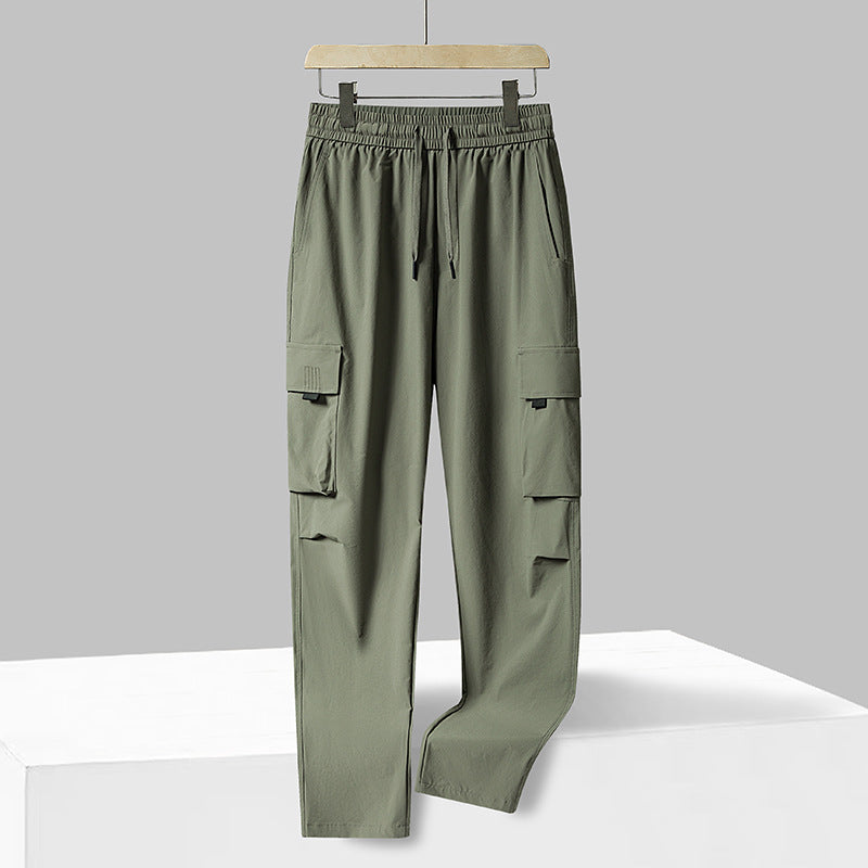 Unisex Wide‑Leg Cargo Pants, Fleece Lined Water Resistant Outdoor Loose Trousers, Customizable