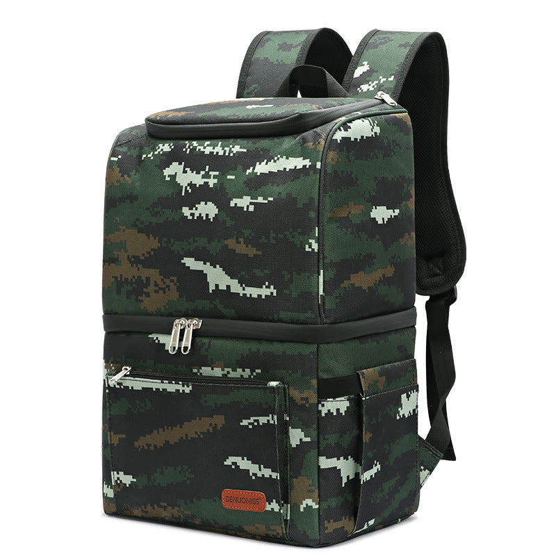 Double-layer thermal insulation backpack, travel 22L refrigerated ice pack