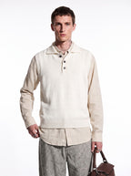 Sleeveless Collared Wool Knit Vest