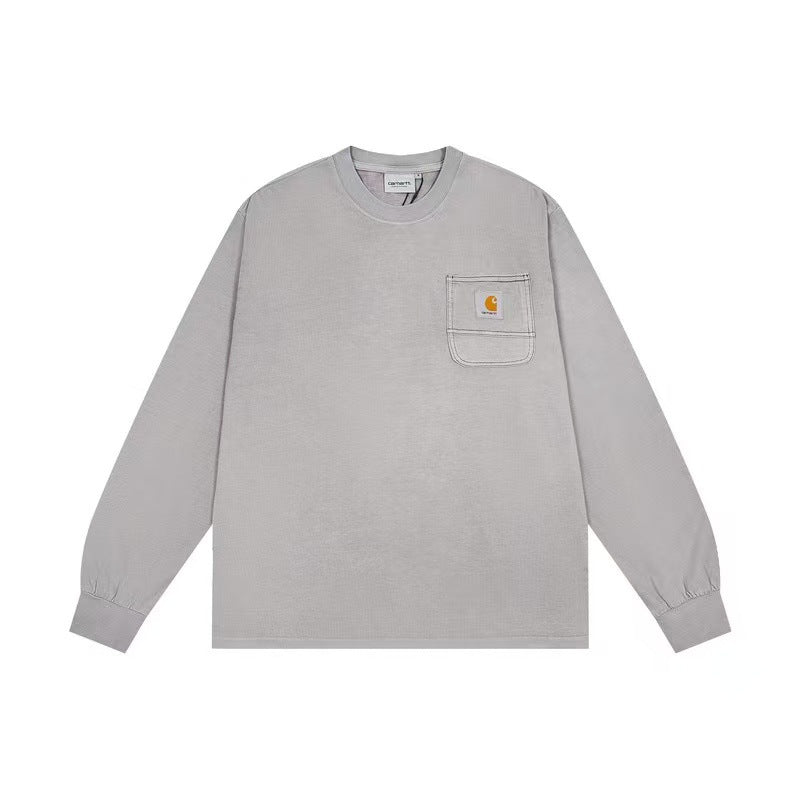 Carhartt WIP Distressed Washed Long Sleeve Pocket Tee