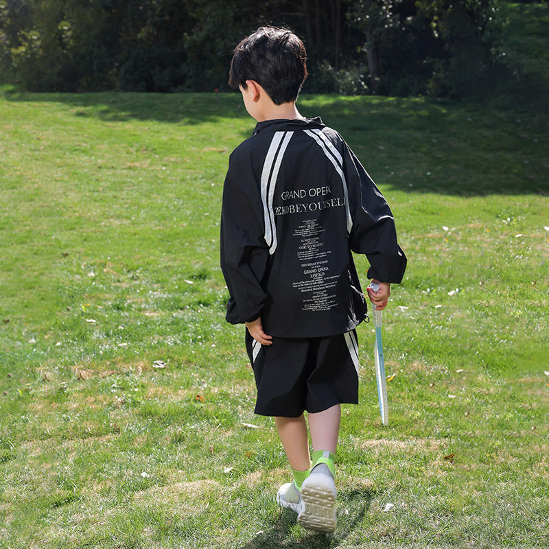 Children's UPF 50+ Sun-Protection Sports Set for Summer