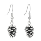 Nature Cast Metalworks Earring Pine Cone Gold Tone Dangle