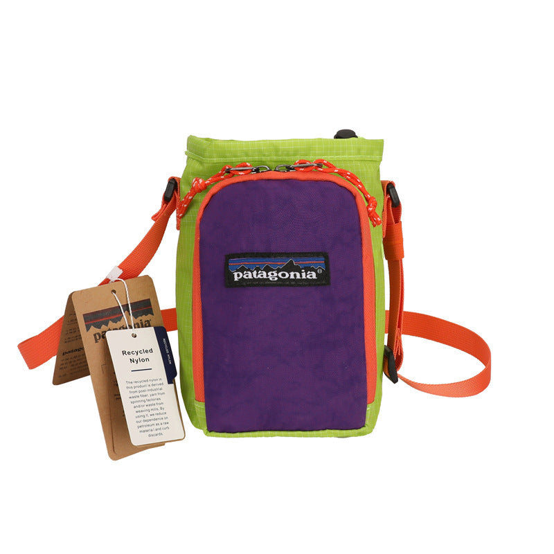 Patagonia Lightweight Drawstring 1.8L Crossbody Bag, Ripstop Nylon Outdoor Shoulder Sling Pack