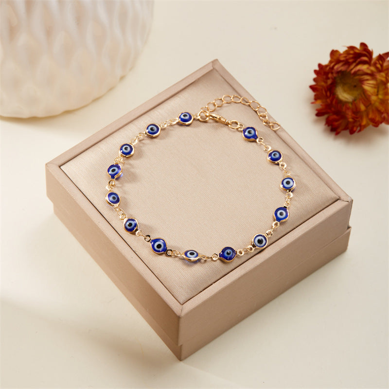 Evil Eye Anklet - High-End Footwear