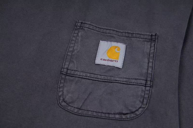 Carhartt WIP Distressed Washed Long Sleeve Pocket Tee