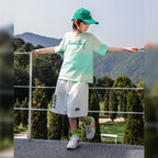 Boys' Summer Cooling Shorts，White Casual Style