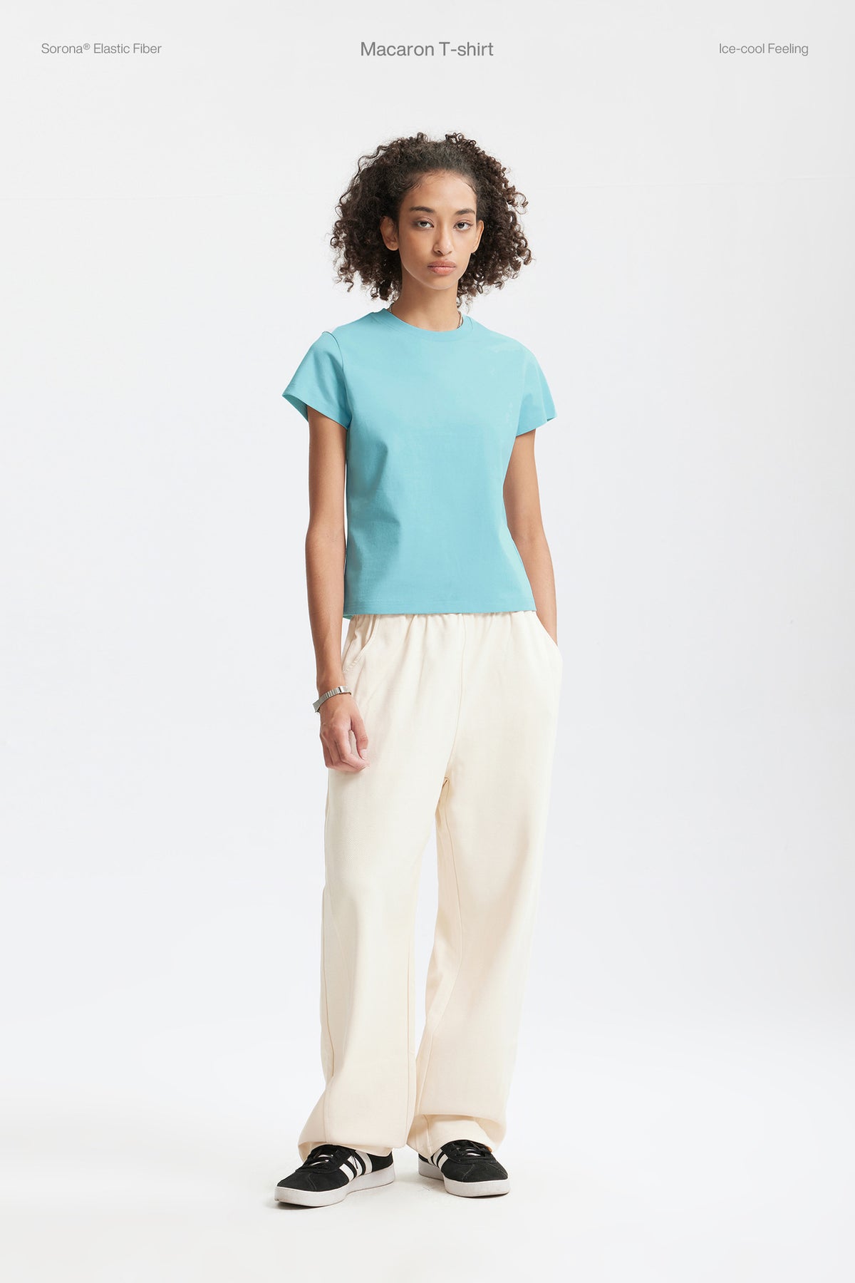 Women's 260g Oversized Macaron T-Shirt