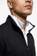 Men's Wind‑Tunnel Commuter Long Sleeve Polo Shirt, Collared Breathable Casual Top