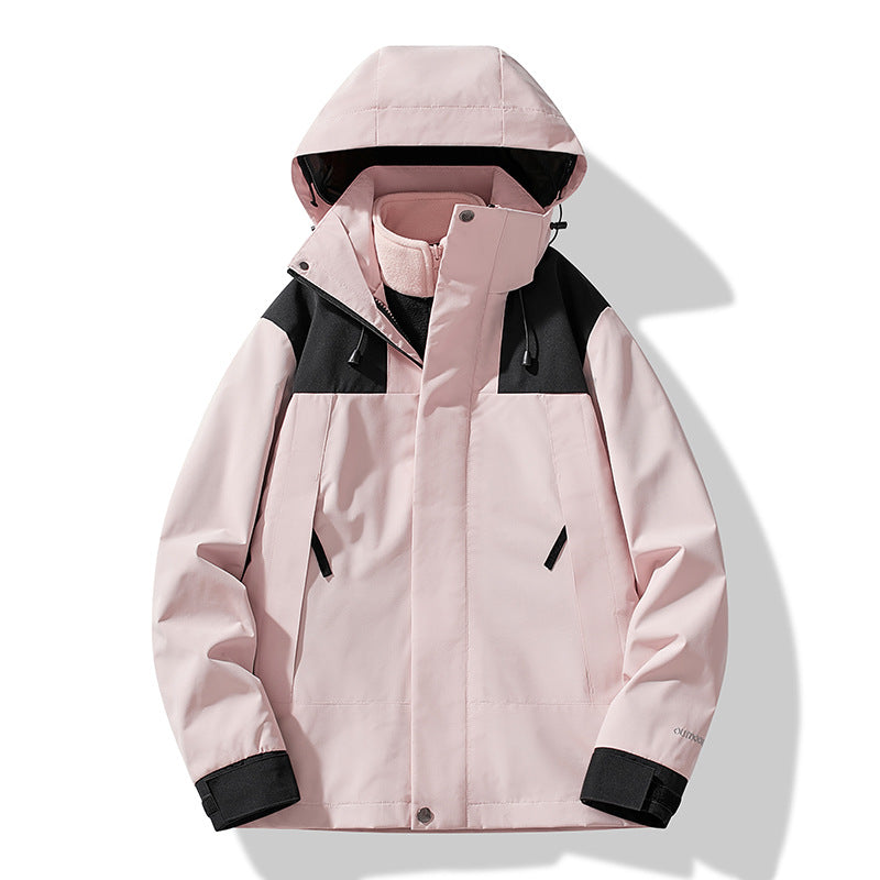 Unisex Couple's 3-in-1 Jacket - Winter Thickened Outdoor Hiking Warm Trendy