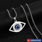 Stainless Steel Evil Eye Necklace