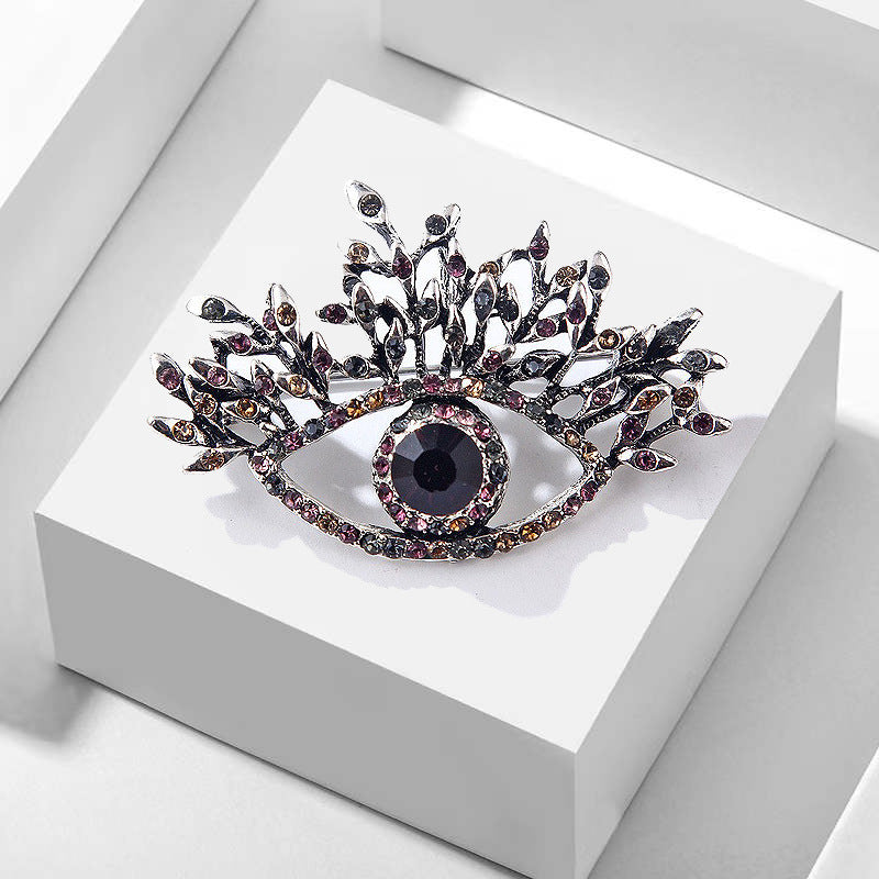 Alloy Demon Eye Brooch Clothing Accessories