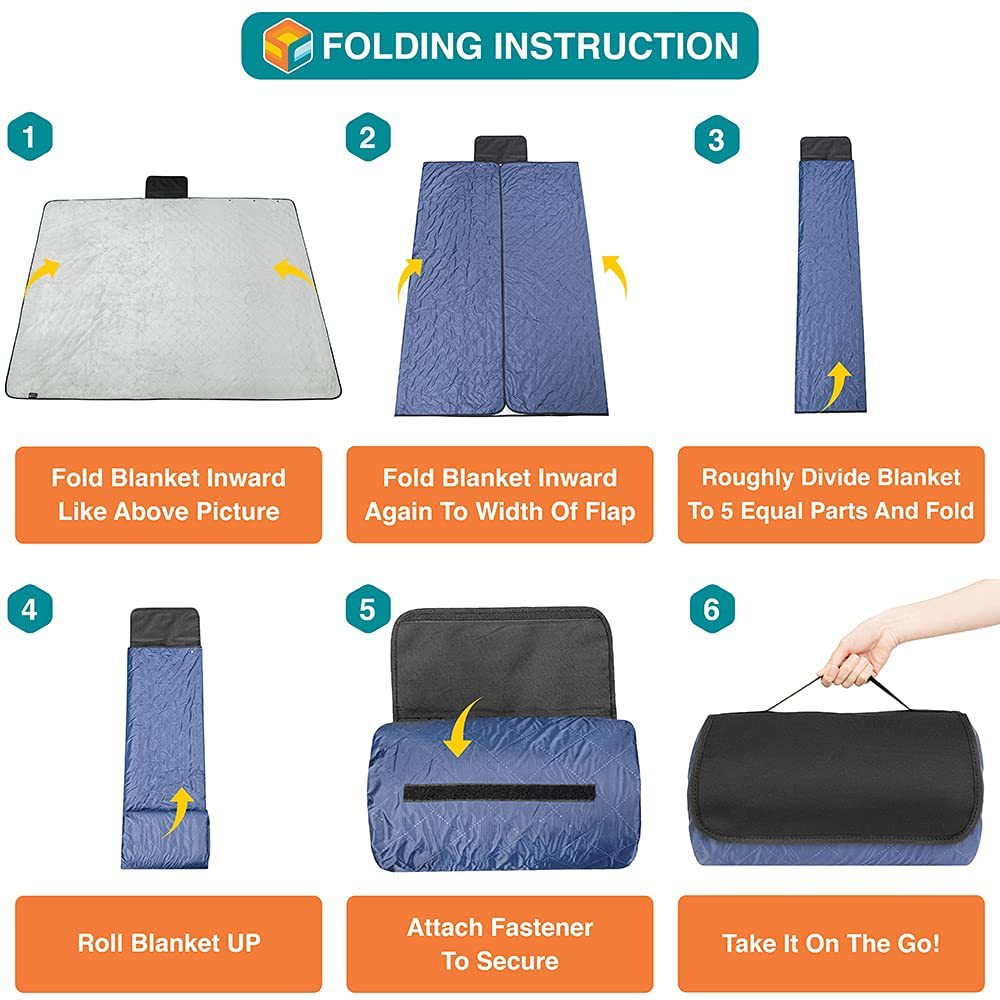 Fleece Camping Mat, Warm Cold‑Resistant Outdoor Picnic Pad for Hiking & Wild Camping