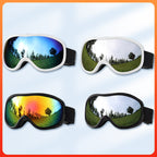 Ski smooth no fog mirror, can card myopia, spherical large field of view ski goggles