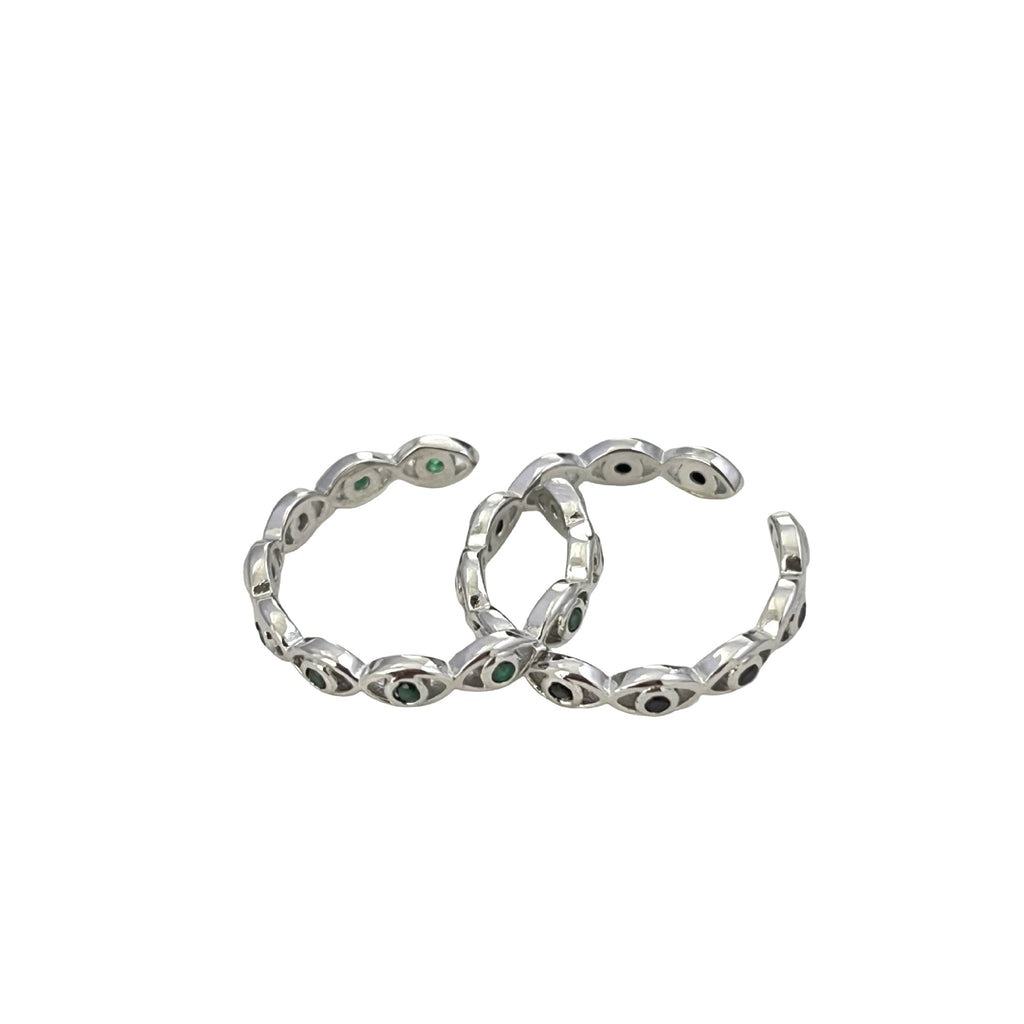 Evil Eye Open Ring