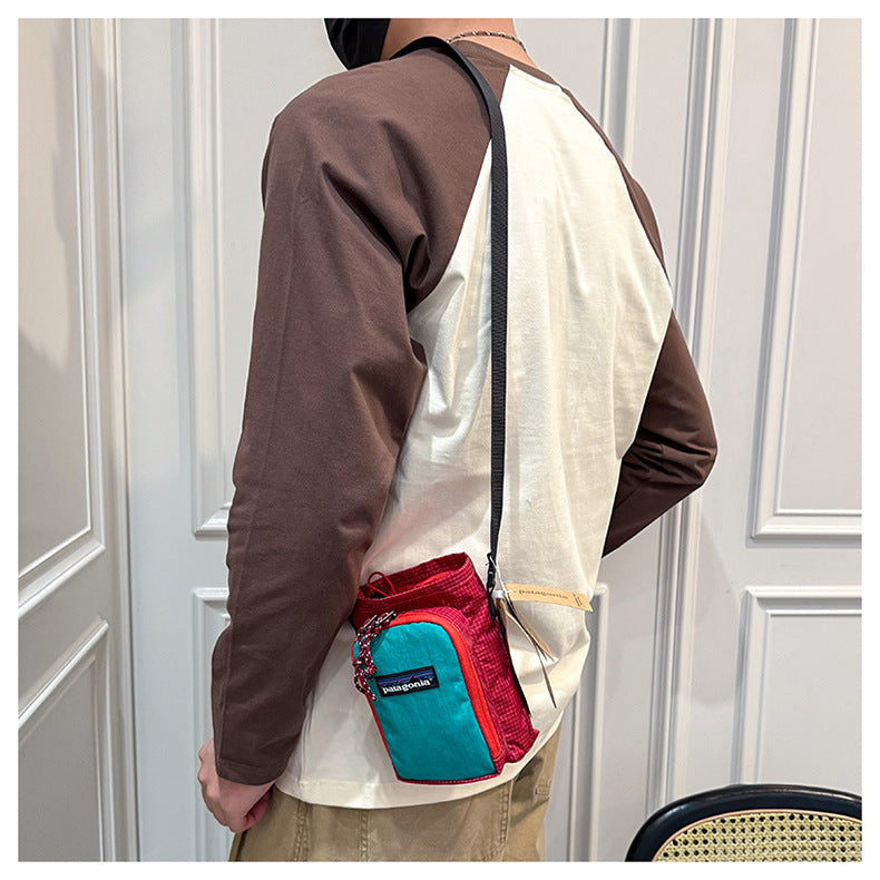 Patagonia Lightweight Drawstring 1.8L Crossbody Bag, Ripstop Nylon Outdoor Shoulder Sling Pack