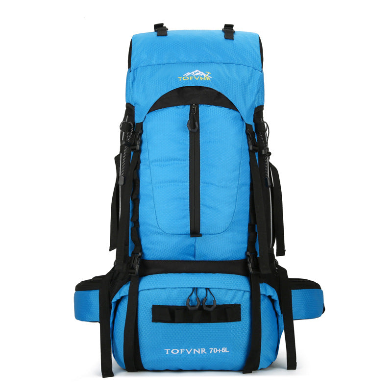 75L Large‑Capacity Hiking Backpack, Water‑Repellent Outdoor Travel Rucksack for Sports & Casual Use