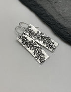 Nature Cast Metalworks Tree-Shaped Drop Earrings