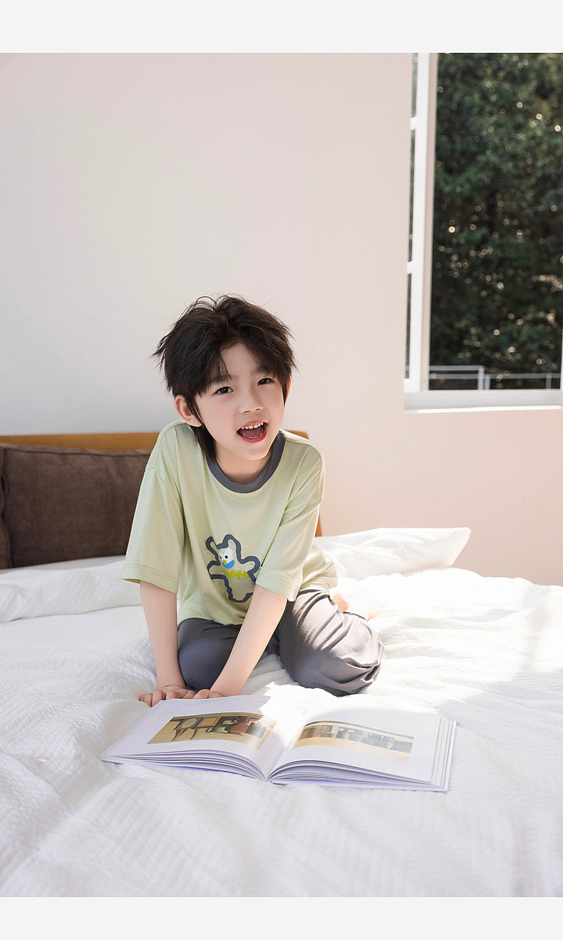 Kids Modal Pajamas, Summer Loungewear