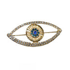 Evil Eye Brooch for Women, Full Diamond