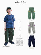 Boys Mountain Style Color Contrast Zipper Quick Dry Long Pants