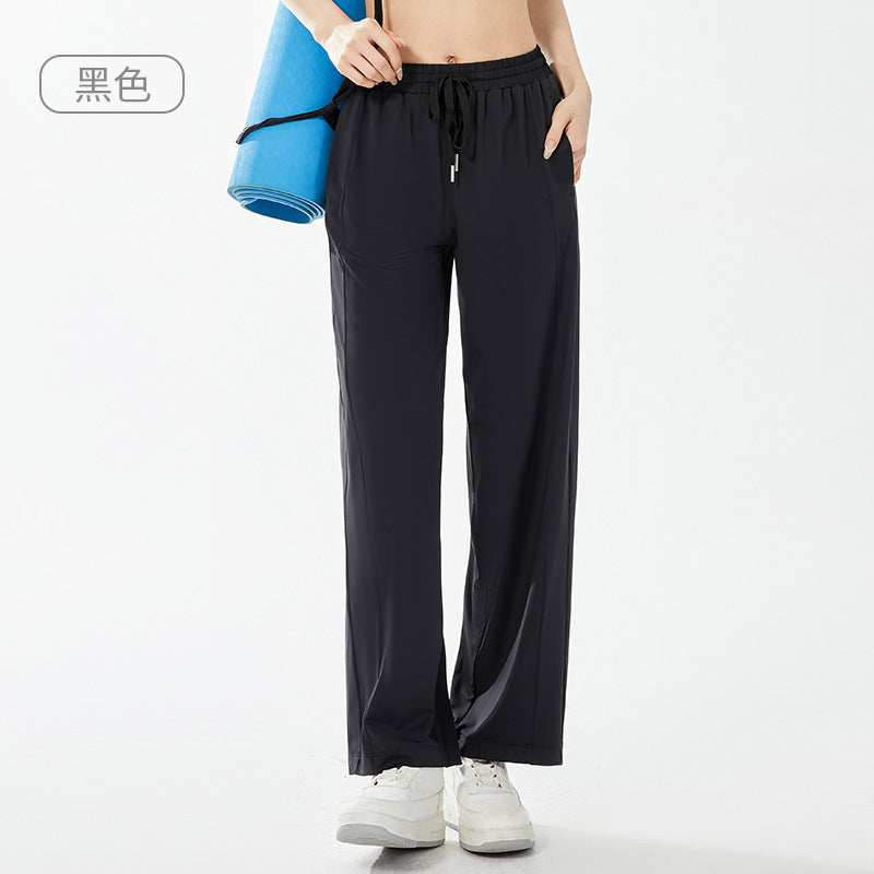 UPF50+ Sun Protection Wide‑Leg Pants, Cool Loose Outdoor Summer Trousers