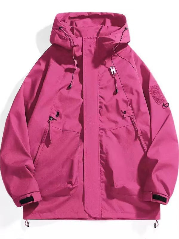 Youth popular jacket, the same Japanese simple style for men and women, versatile windproof and rainproof jacket