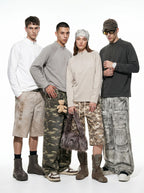 Men 1/4 Zip Fleece Long Sleeve Outdoor Pullover