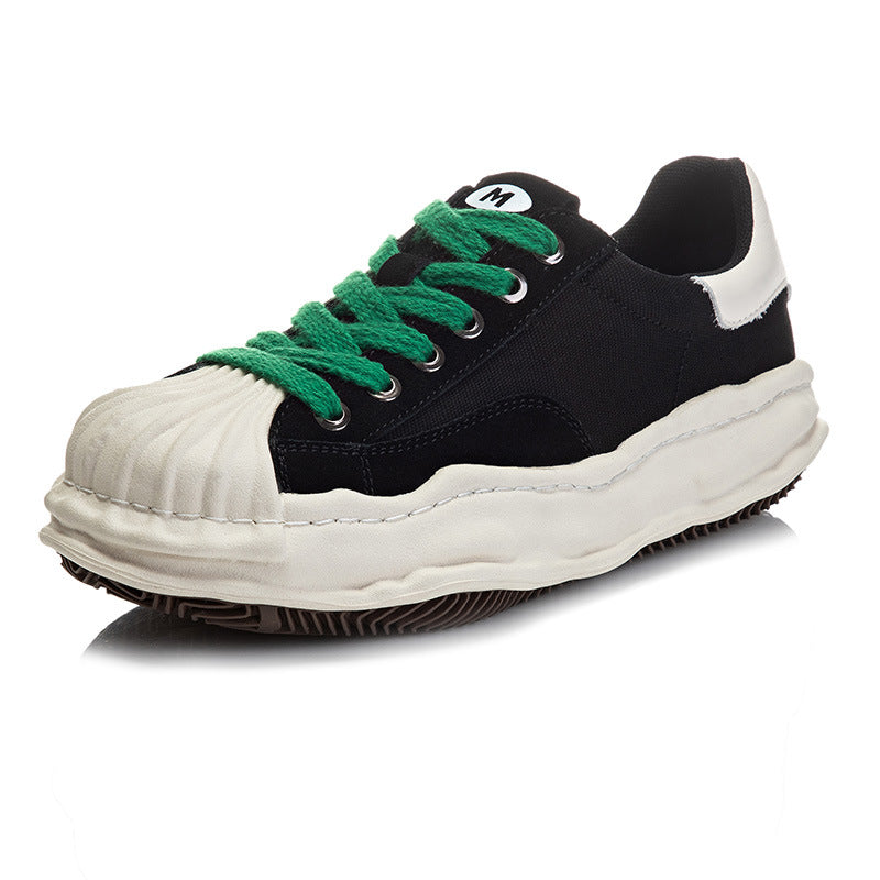 Women's New Summer Shell-Toe Shoes - Dissolved Sole Genuine Leather Versatile