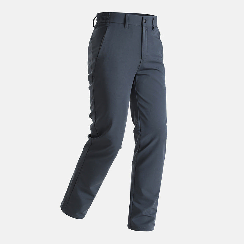 WENHOUU Men's Water Repellent Quick Dry Softshell Pants Breathable Outdoor Commute Hiking Pants