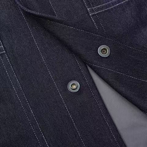 Premium Collared Denim Jacket - Unisex Fall New Minimalist Loose-Fit Stylish Versatile