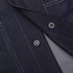 Premium Collared Denim Jacket - Unisex Fall New Minimalist Loose-Fit Stylish Versatile