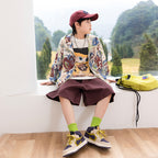 UPF50+ Graffiti Kids Original Yarn Sun Jacket