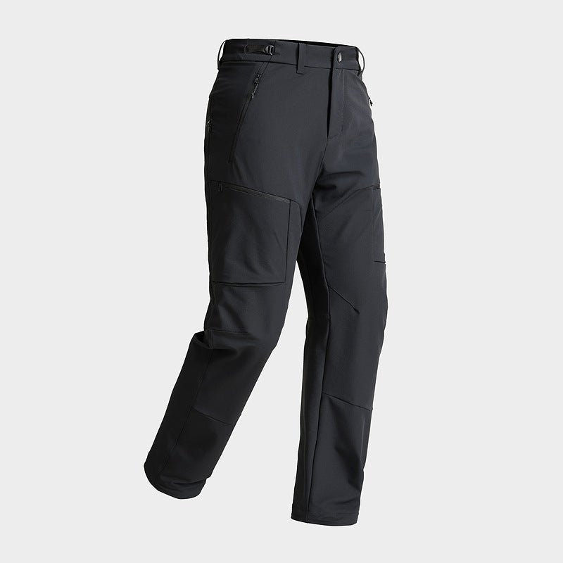 Wenhouu Men's Softshell Waterproof Tactical Hiking Cargo Pants
