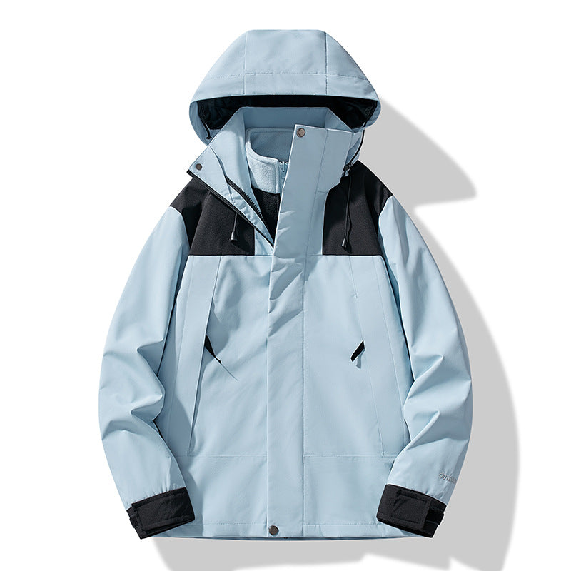 Unisex Couple's 3-in-1 Jacket - Winter Thickened Outdoor Hiking Warm Trendy