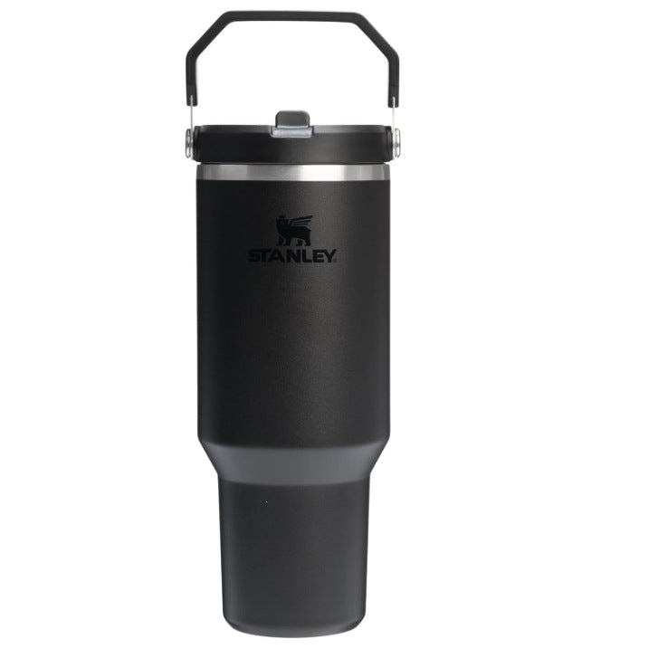 Stanley The Iceflow Flip Straw 2.0 Tumbler Black 40oz