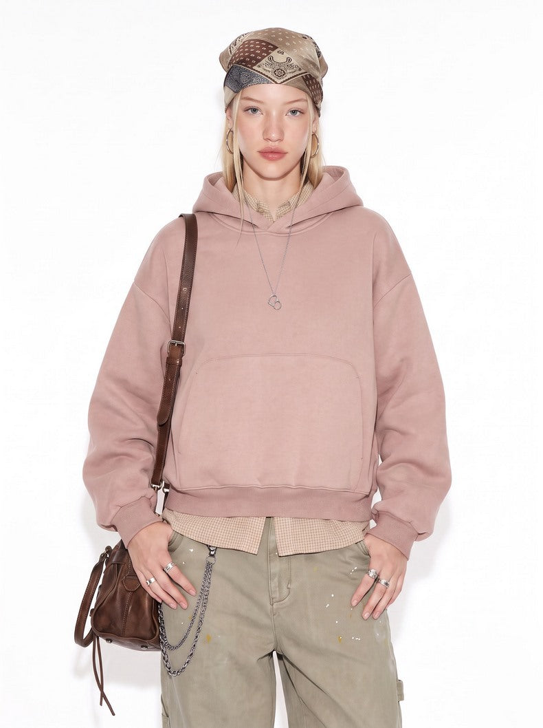 Fleece-lined hoodie, eggshell fleece sweatshirt