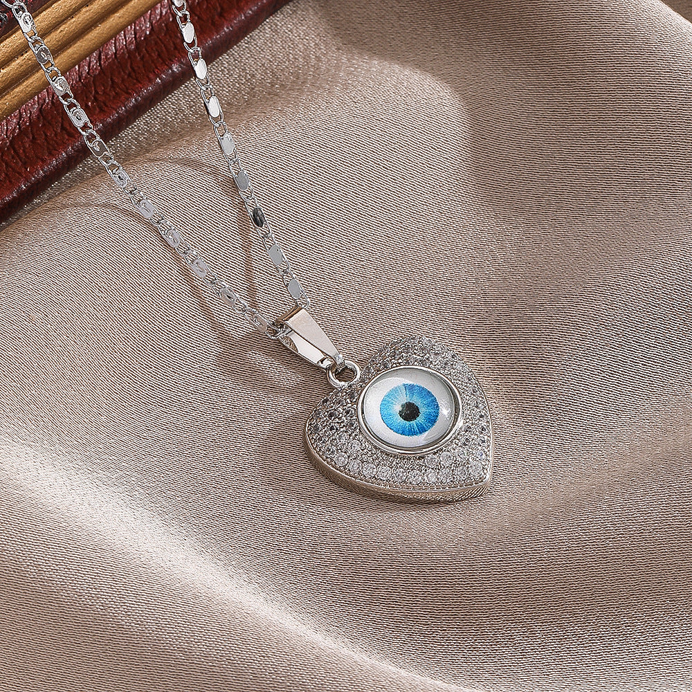 Evil Eye Necklace with Zircon