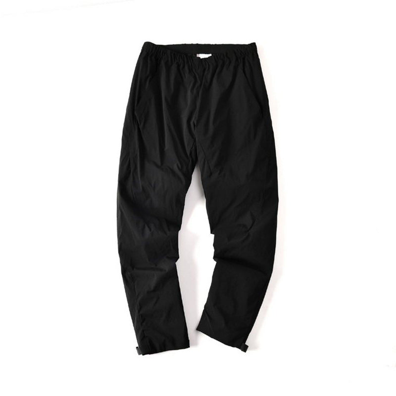 Unisex Windproof Insulated Softshell Pants, Lightweight Straight Winter Hiking Ski Trekking Trousers