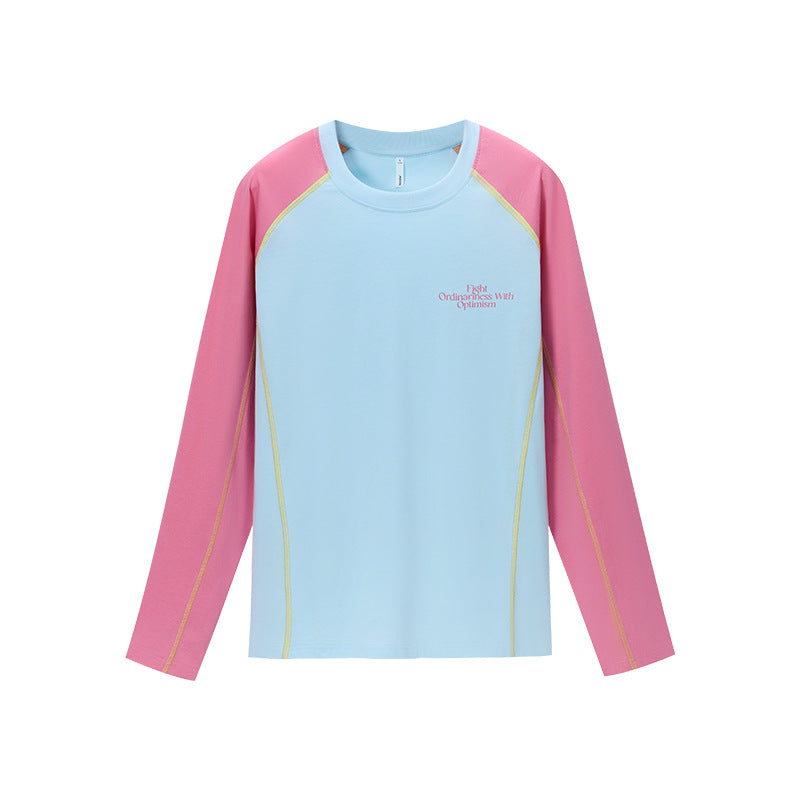 Women's printed T-shirt pure cotton, contrasting color Hasselblad