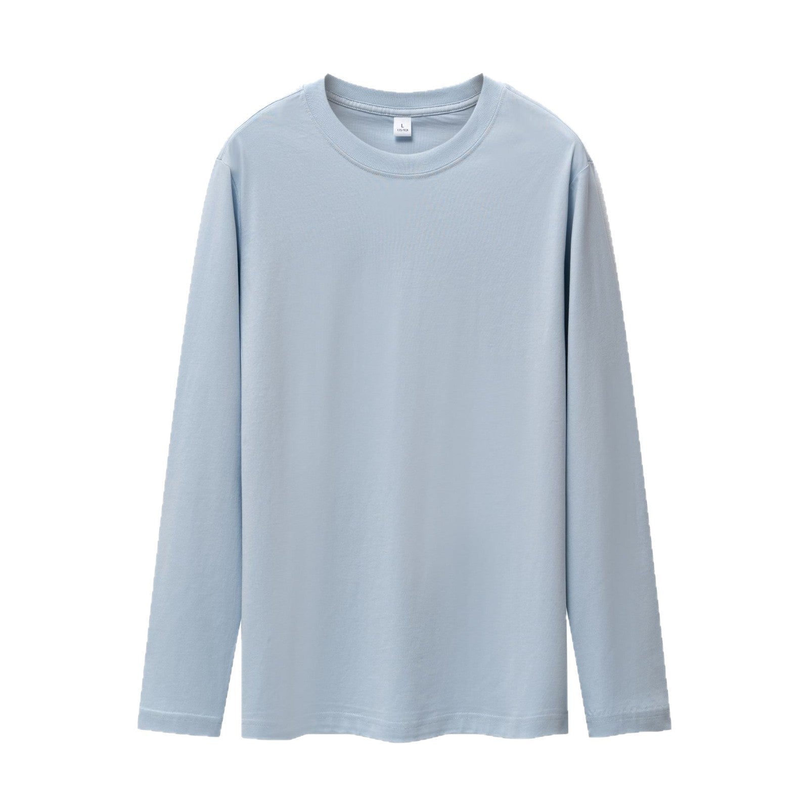WENHOUU 230GSM Cotton Drop‑Shoulder Long Sleeve T‑Shirt Unisex Custom Sport Tee