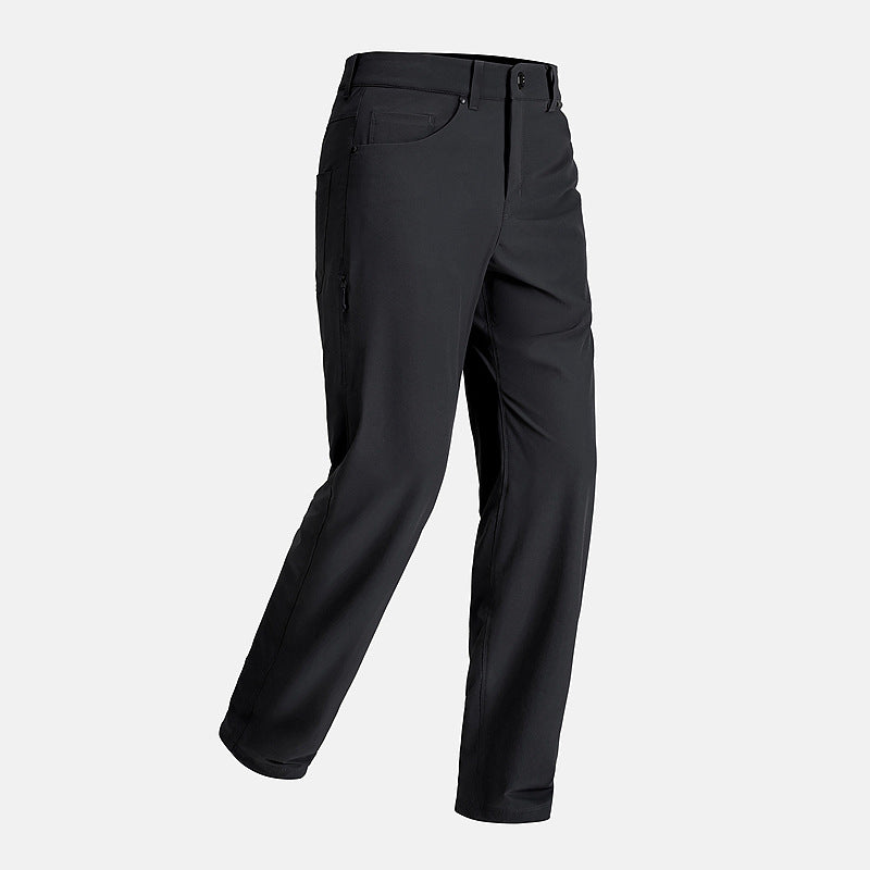 Men's Breathable Stretch Hiking Pants, Comfort Straight‑Leg Outdoor Casual Trousers